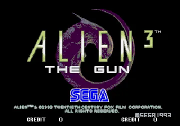 Alien3: The Gun screen shot title